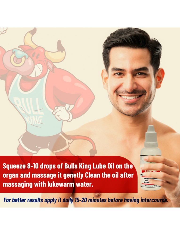 Bulls king Oil Premium Long Time Delay Oil for Men